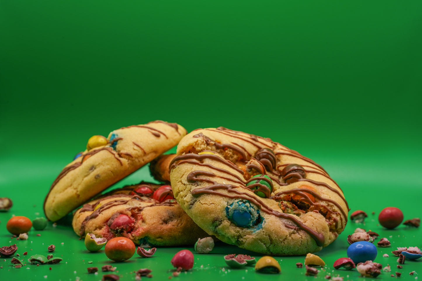 M & M Crispy Cookies