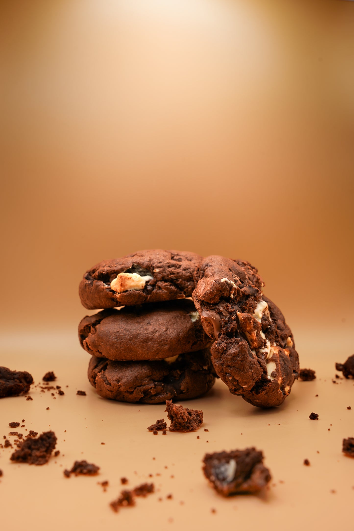 Triple Choco Chunk Cookies