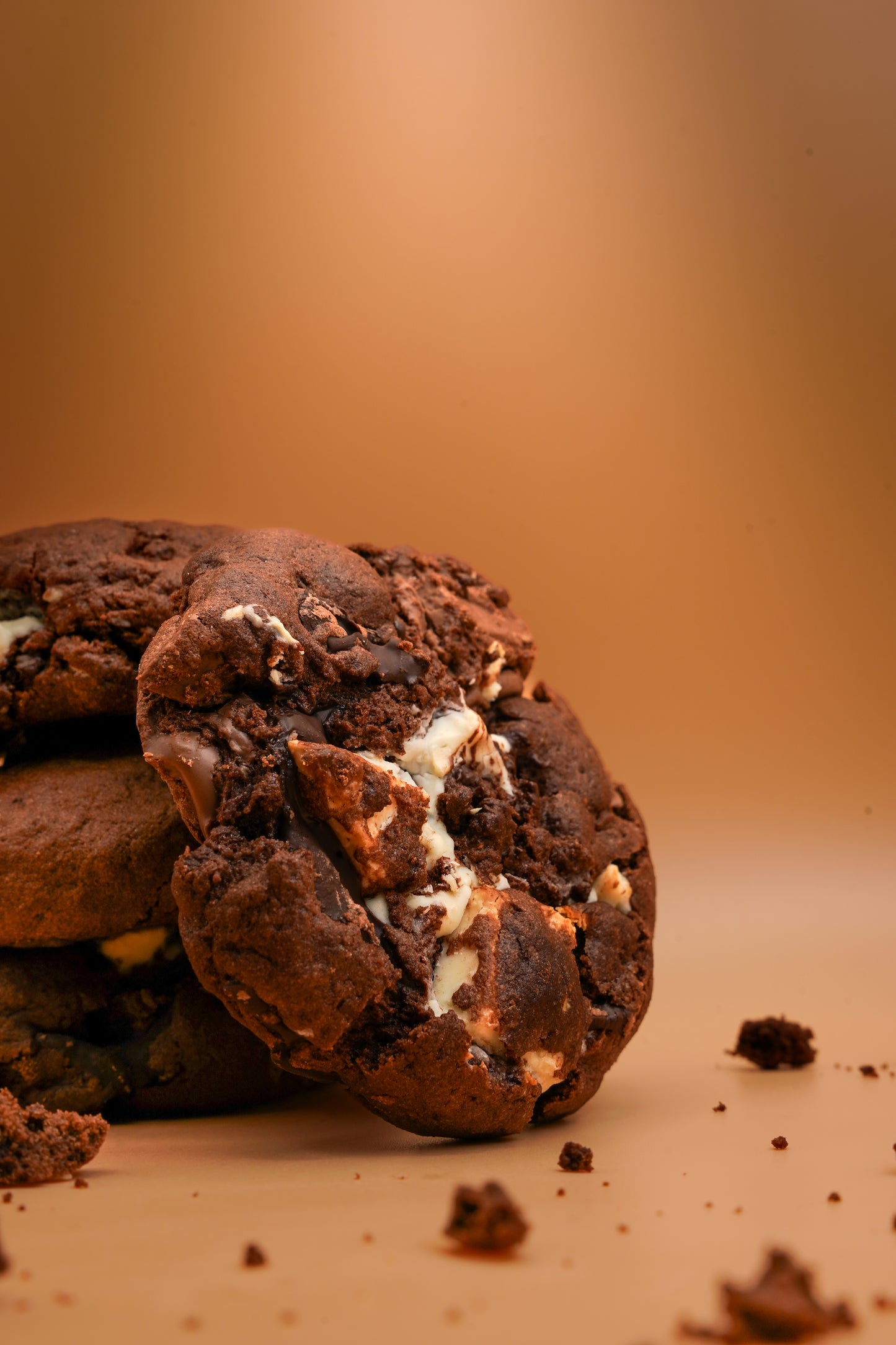 Triple Choco Chunk Cookies