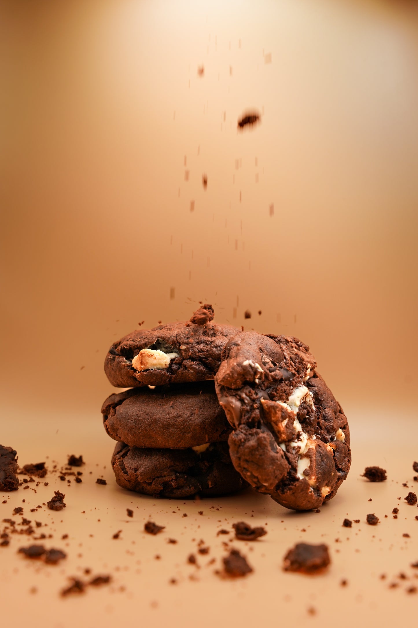 Triple Choco Chunk Cookies